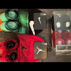 Infant booties and hat gift sets